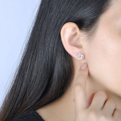 Сребърни обеци "Звезден прах"